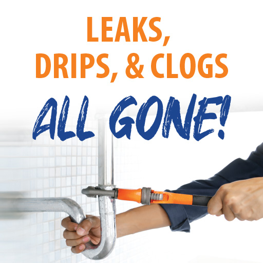 Leaks, drips, & clogs ALL GONE